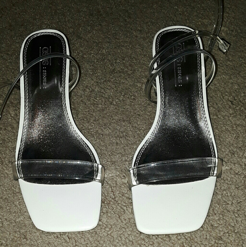 White sandals